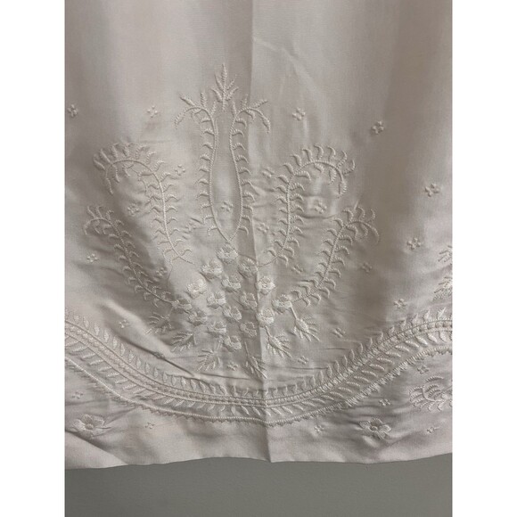 NWT Talbots WMNS Cream 100% Silk Skirt Multi-Occasion Classic A-line Sz 10 - Picture 3 of 9